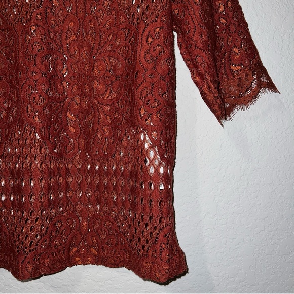 NWT Zara sheer lace top - Picture 4 of 5